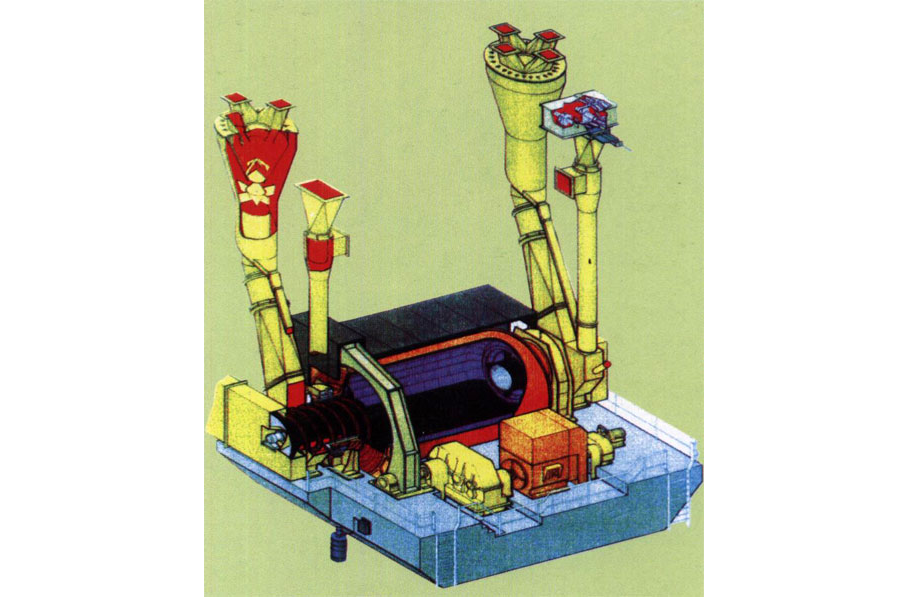 Double-inlet and Double-outlet Coal Mill